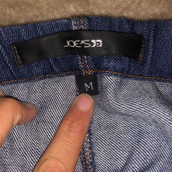 NEW Joes Jeggings - Size Medium - Bottom Zipper Ripped Jeans - Super Stretch - Picture 4 of 9